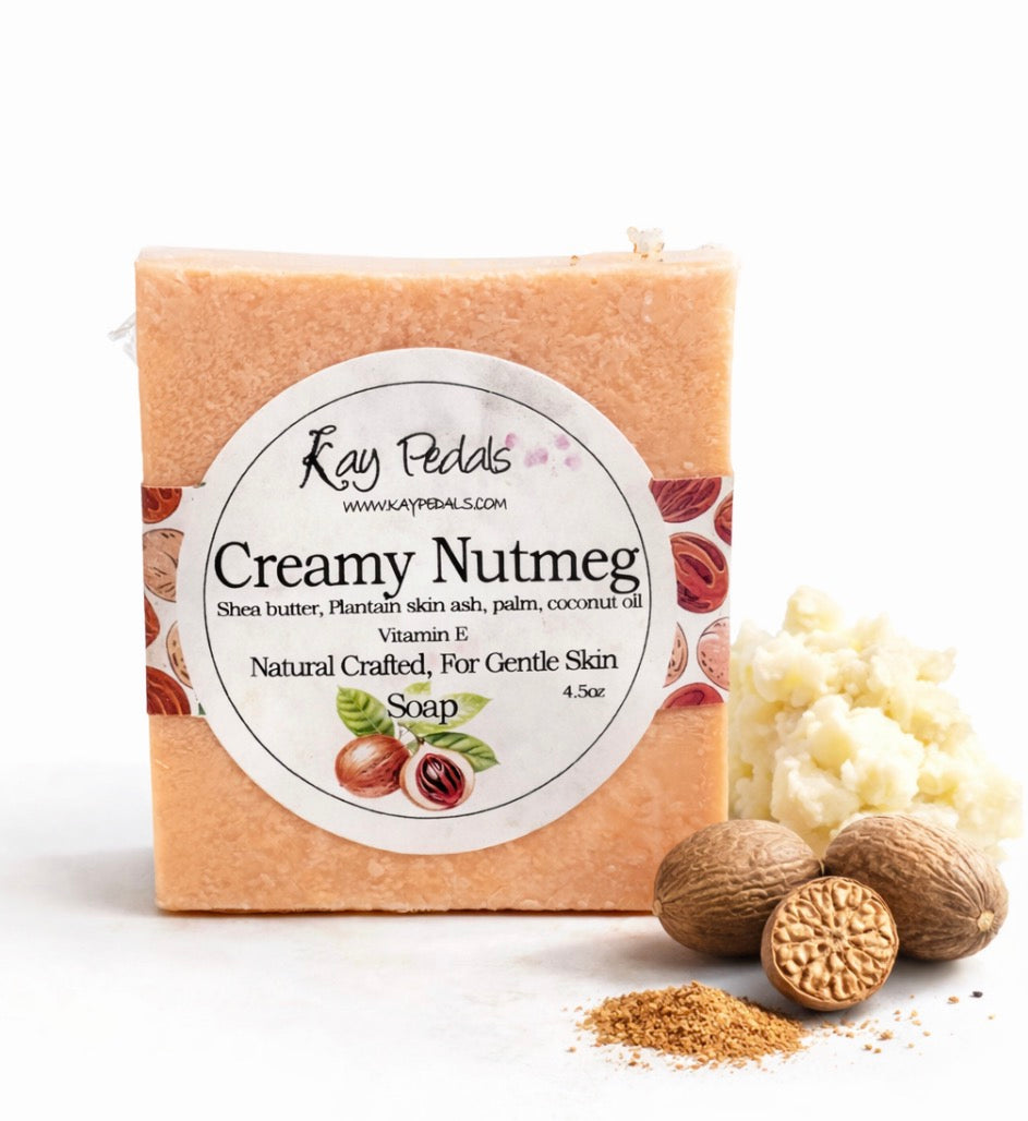 Creamy Nutmeg Natural Crafted Bar Soap 4.5oz
