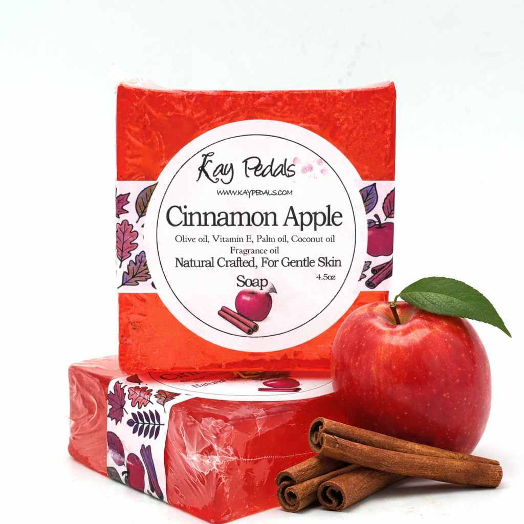 Cinnamon Apple Natural Crafted Bar Soap 4.5oz