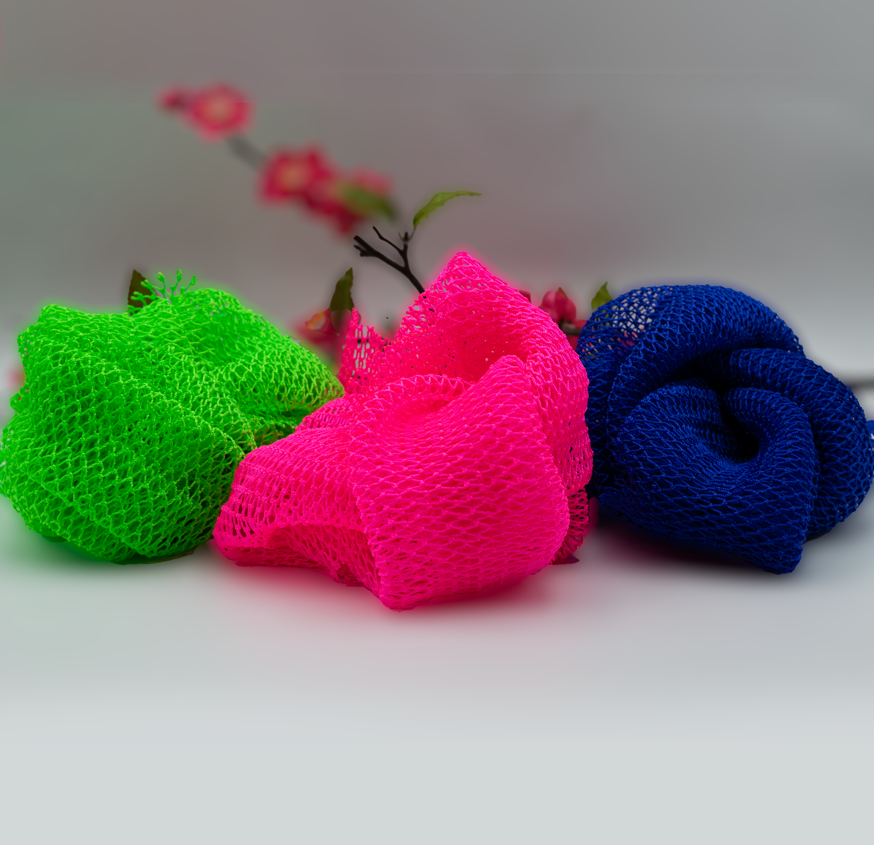 (New!) African Exfoliating Net Sponge | Nylon Mesh Bath Cloth Kay Pedals
