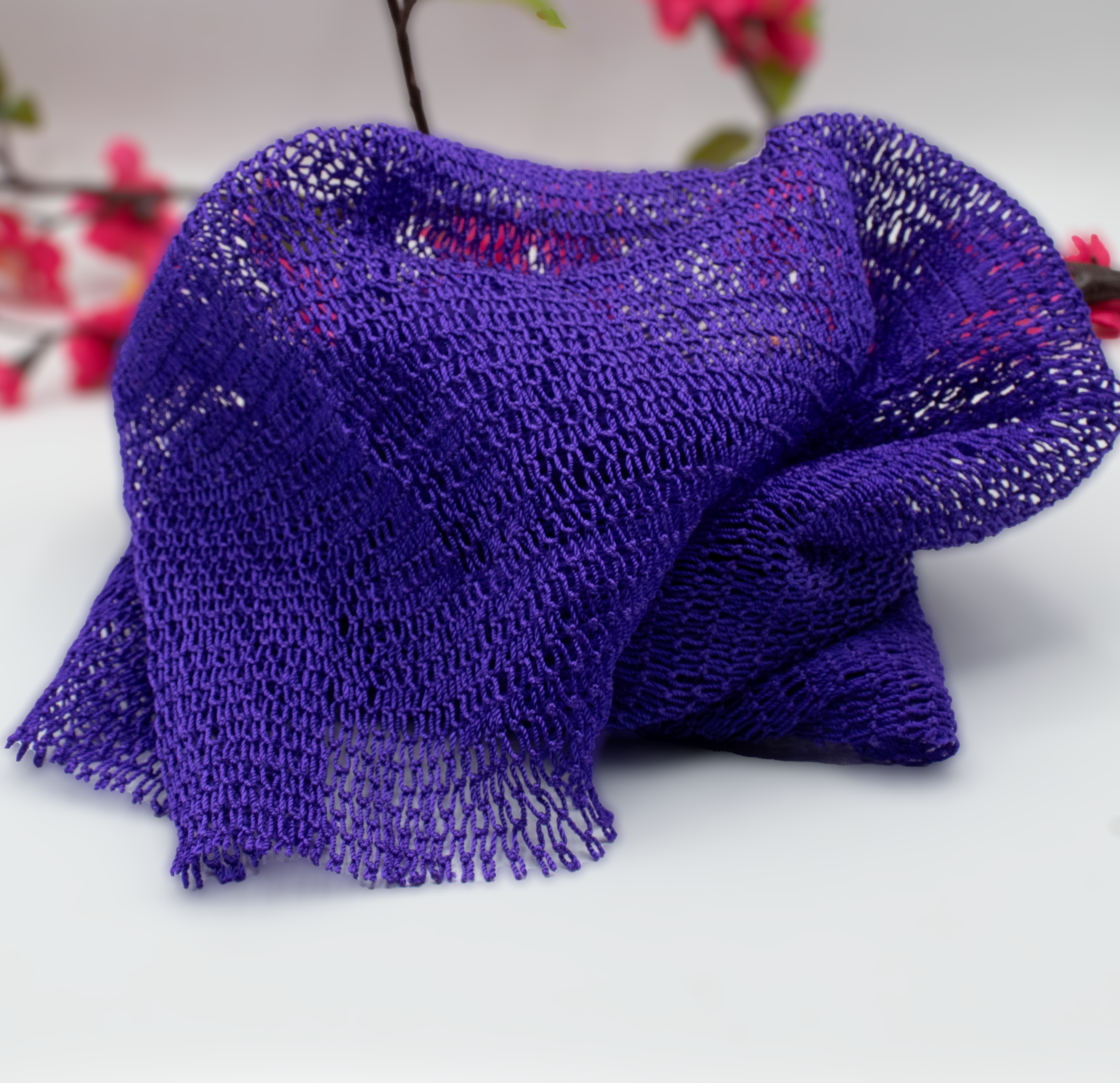 (New!) African Exfoliating Net Sponge | Nylon Mesh Bath Cloth Kay Pedals