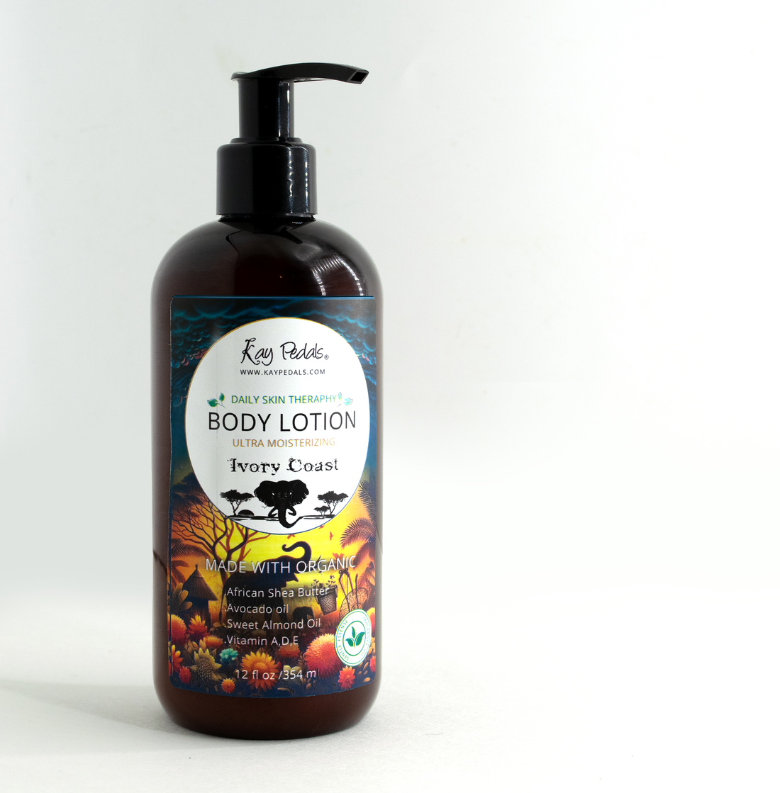 Ivory Coast Natural Body Lotion Made With Sensitive Skin Fragrance Oil  | Organic Unrefined African Shea Butter | Organic Sweet Almond Oil | Organic Avocado Oil