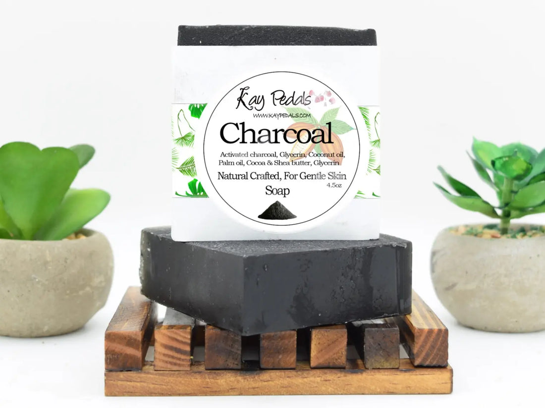 Activated Charcoal Natural Crafted Bar Soap 4.5oz