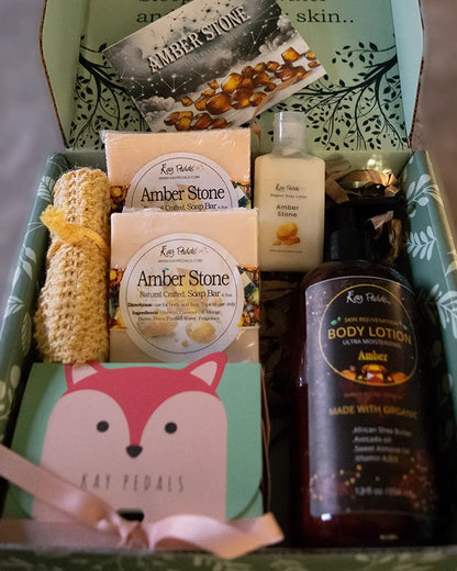 Amber Stone Skincare Bundle Gift Set Kay Pedals