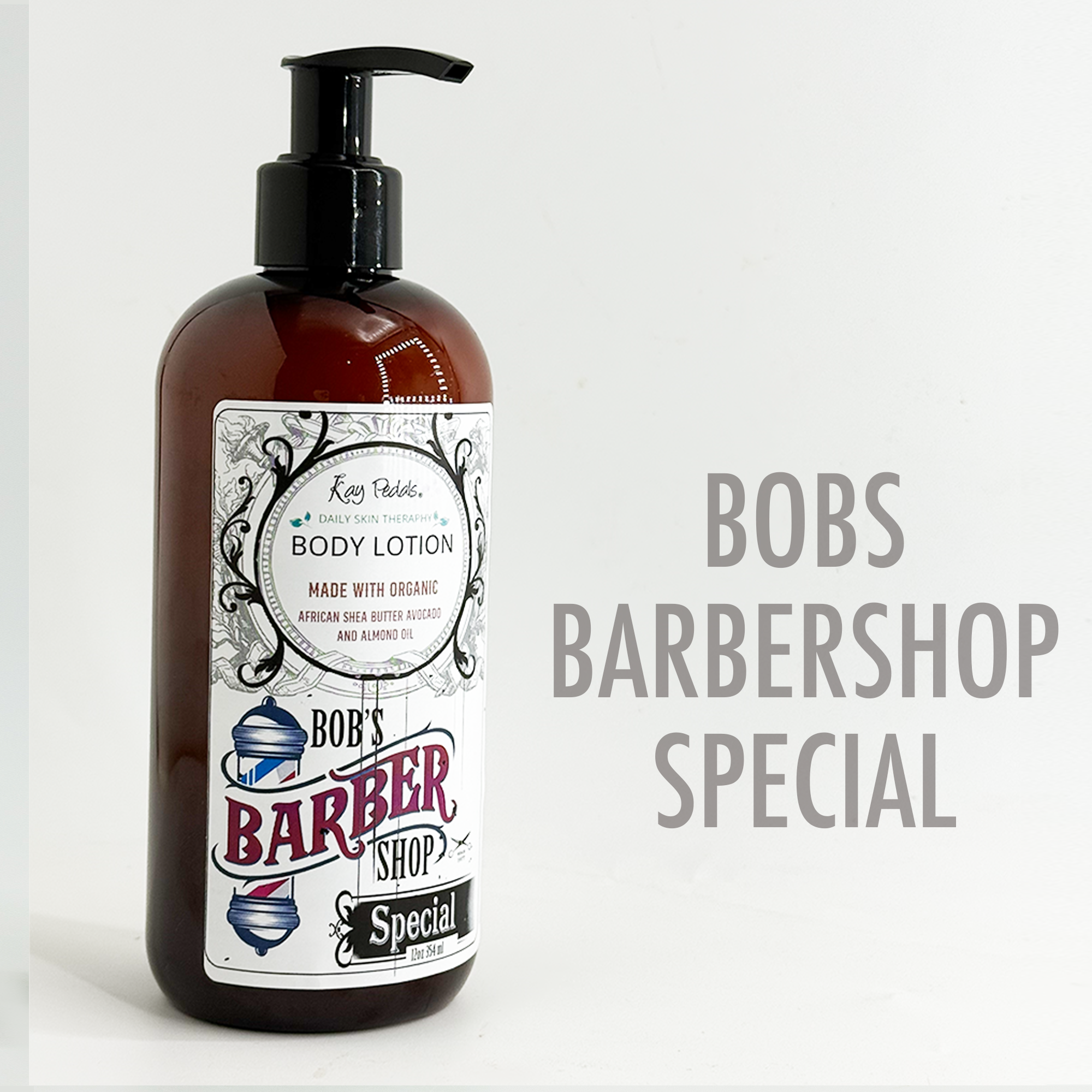 Bob's Barber Shop Special Organic Body Lotion 12oz