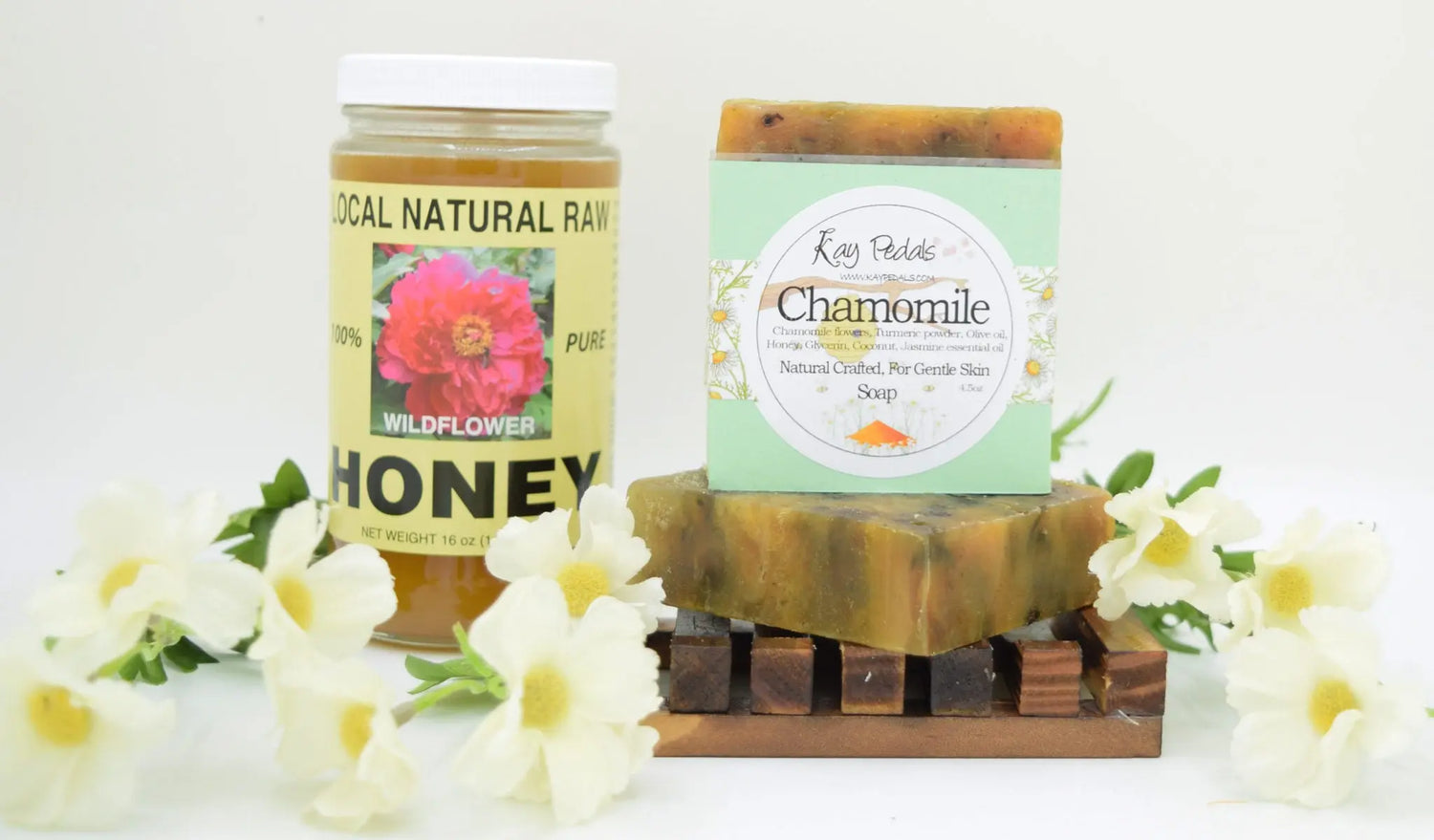 Chamomile Natural Hand Crafted  Soap Bar 4.5 oz