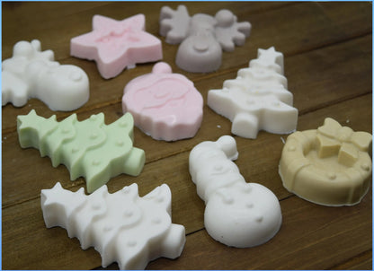 Decorative Season Greeting Natural Crafted, Soap Bar 2.5oz (Set of 6)