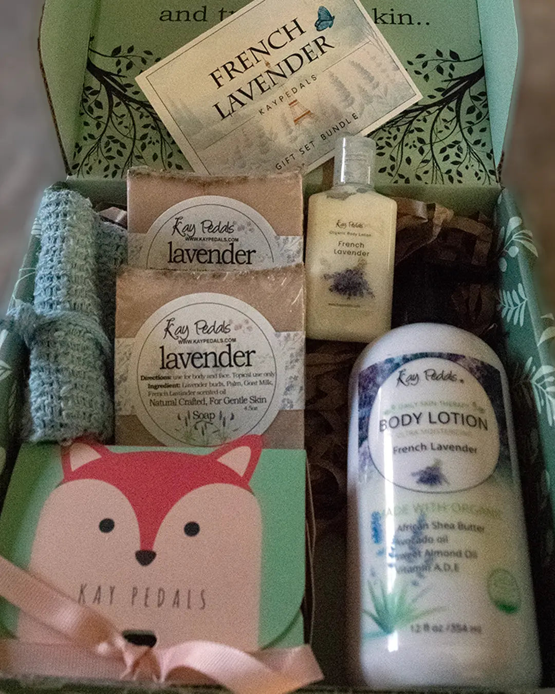 French Lavender Bundle Skin Care Gift Set Kay Pedals