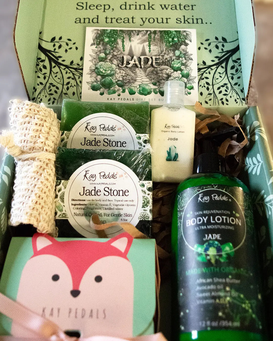 Jade Stone Skincare Bundle Gift Set Kay Pedals