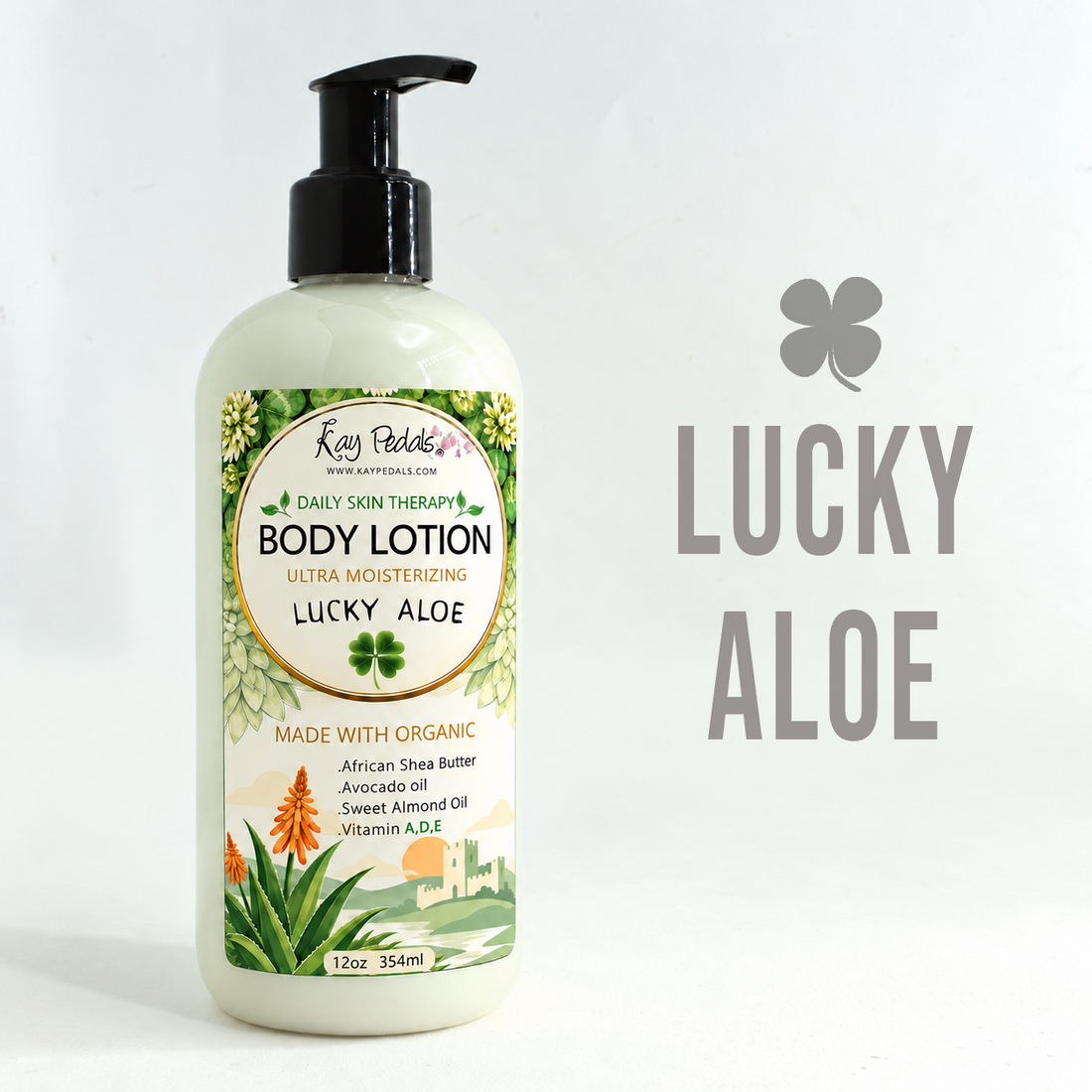 Lucky Aloe Natural Organic Body Lotion