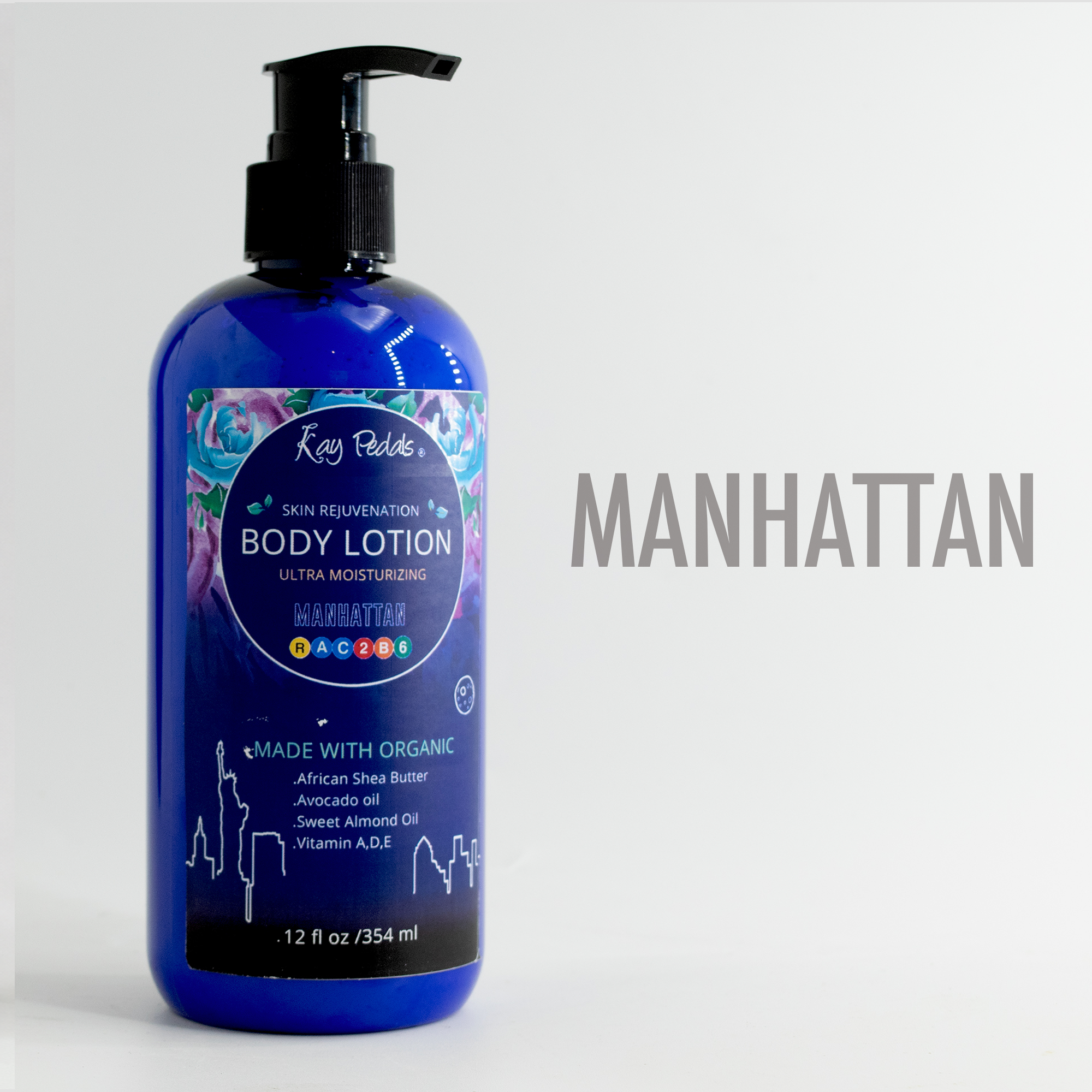 Manhattan Natural Organic Body Lotion 12oz