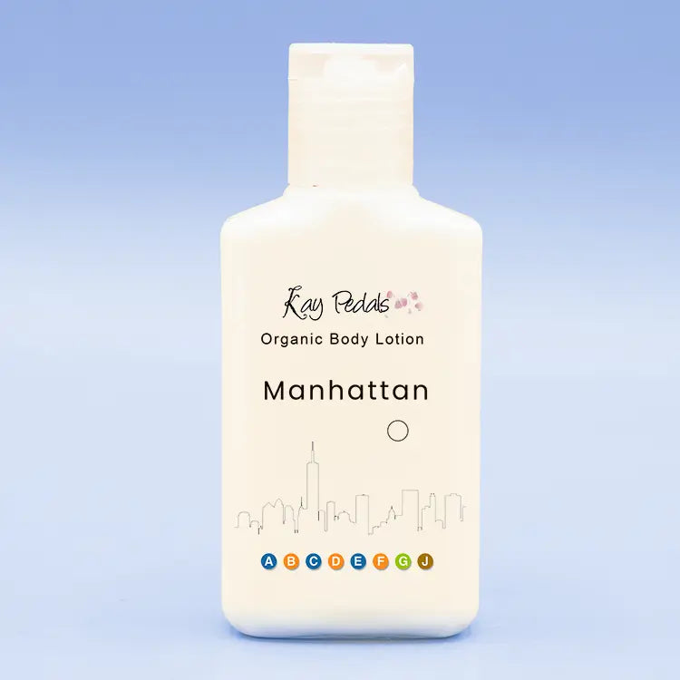 Manhattan Organic Body Lotion | Organic Body Cream | Shea Butter Lotion |  Almond Body Lotion | Fragrance Lotion Kay Pedals