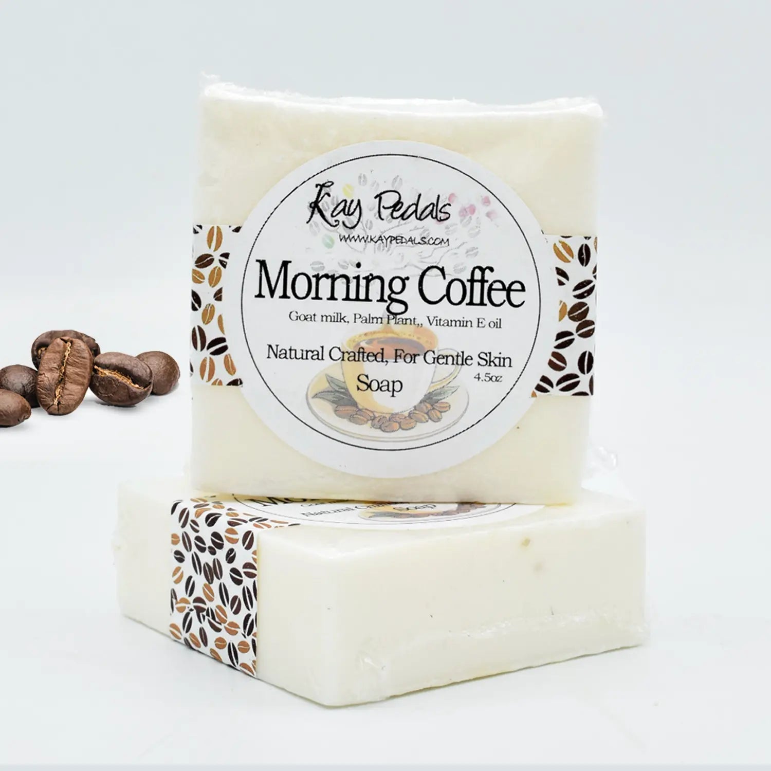 Morning Coffee Natural Crafted Bar Soap 4.5oz Kay Pedals