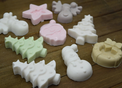 Decorative Season Greeting Natural Crafted, Soap Bar 2.5oz (Set of 6)