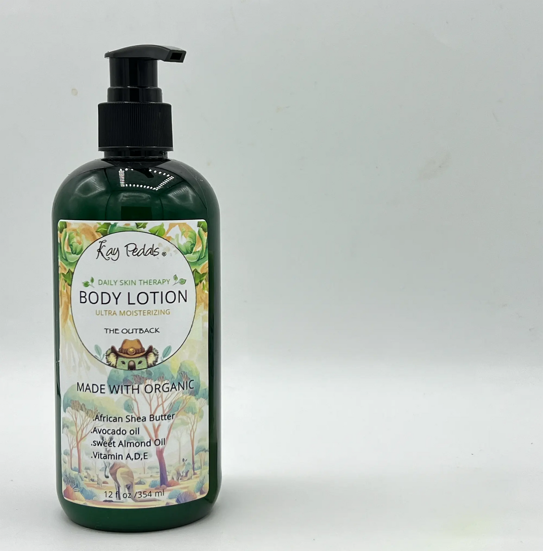 The Outbacks Organic Body Lotion | Organic Body Cream | Shea Butter Lotion | Fragrance Lotion Kay Pedals