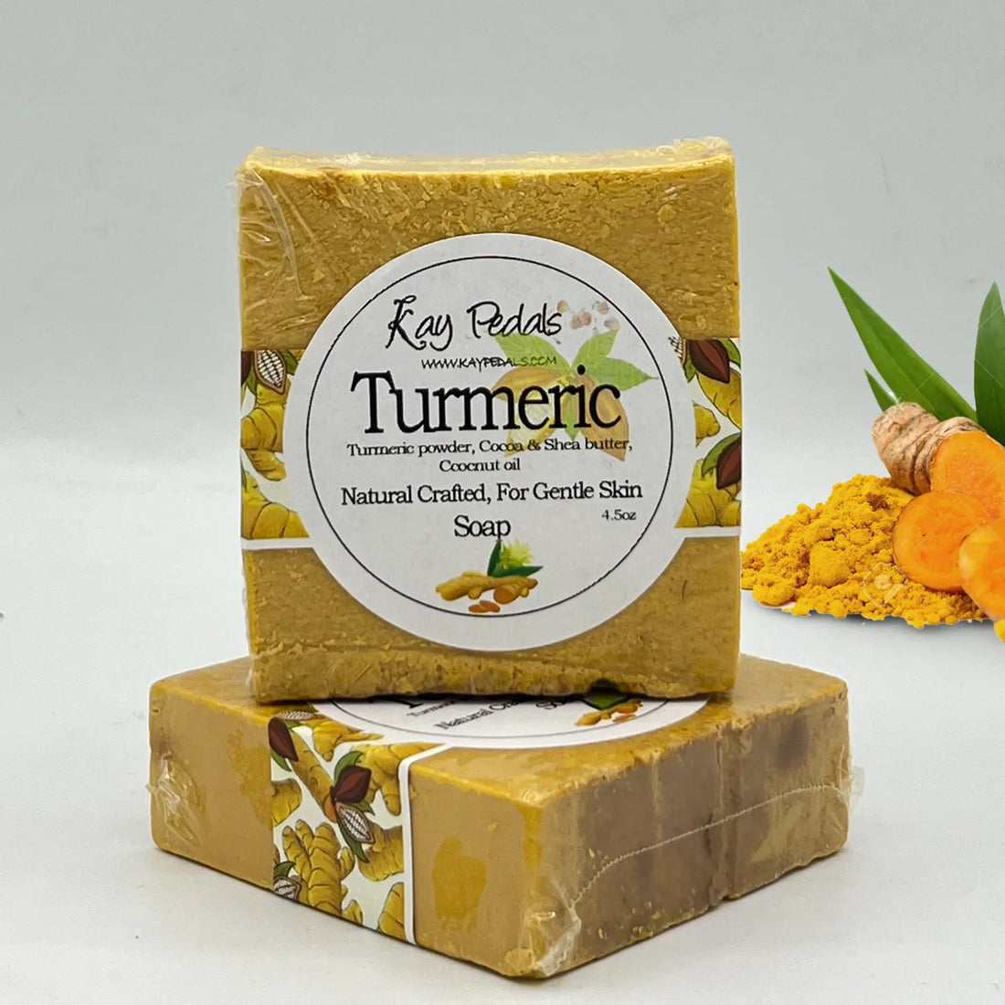 Turmeric Natural Crafted Bar Soap 4.5oz Kay Pedals