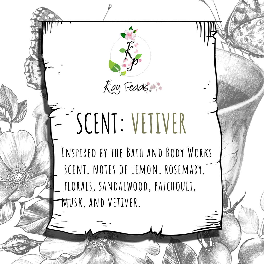 Vetiver Organic Body Lotion | Organic Body Cream | Shea Butter Lotion | Fragrance Lotion Kay Pedals