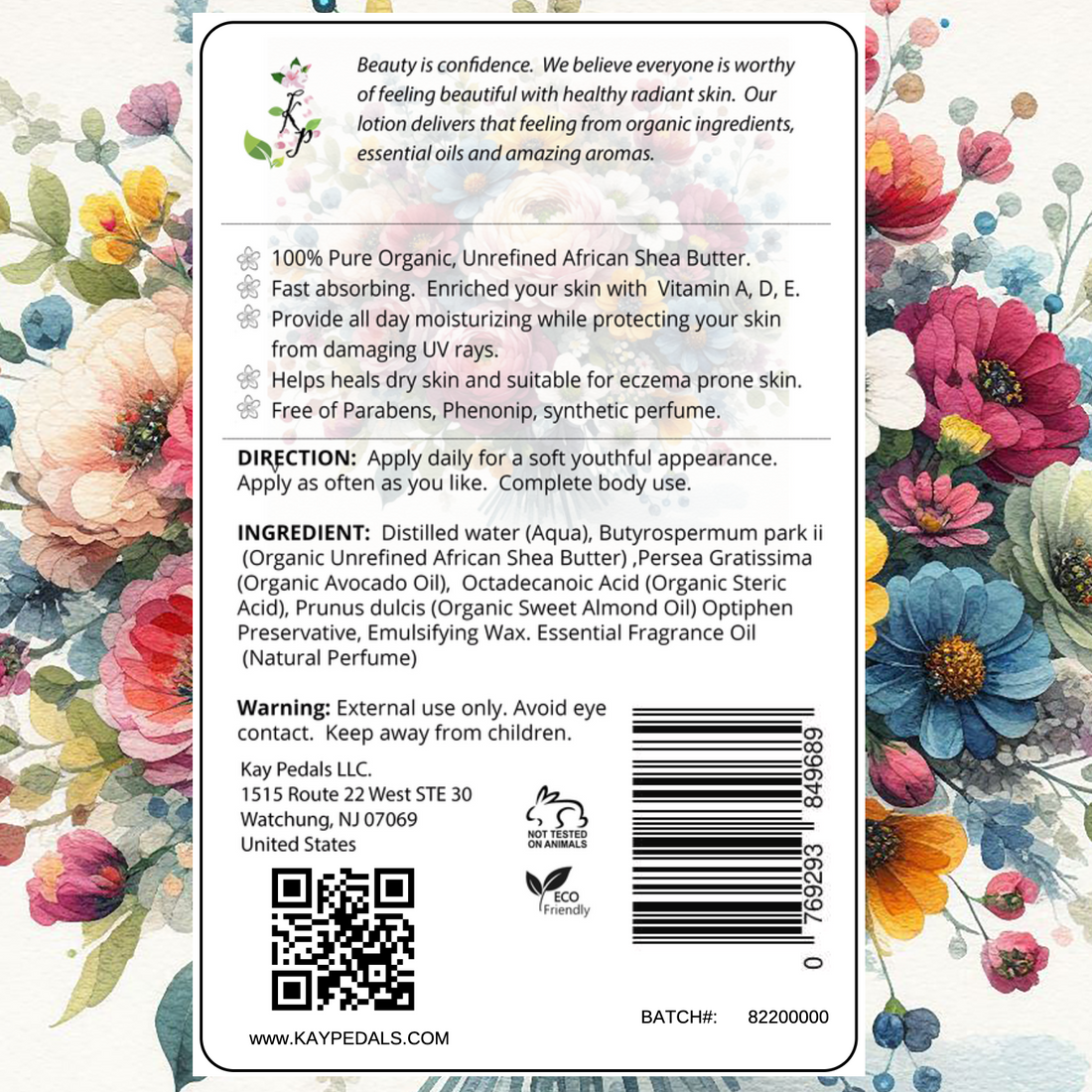 Breakfast In Paris Natural Body Lotion 12oz