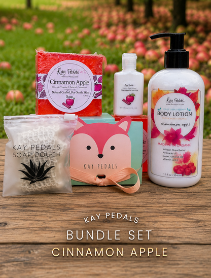 Cinnamon Apple Skincare Bundle Gift Set