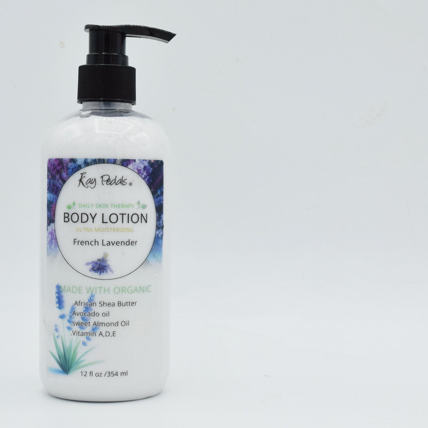 Wholesale French Lavender Body Lotion | Organic Body Cream |Shea Butter Lotion |  Almond Body Lotion | Fragrance Lotion (34 per case)