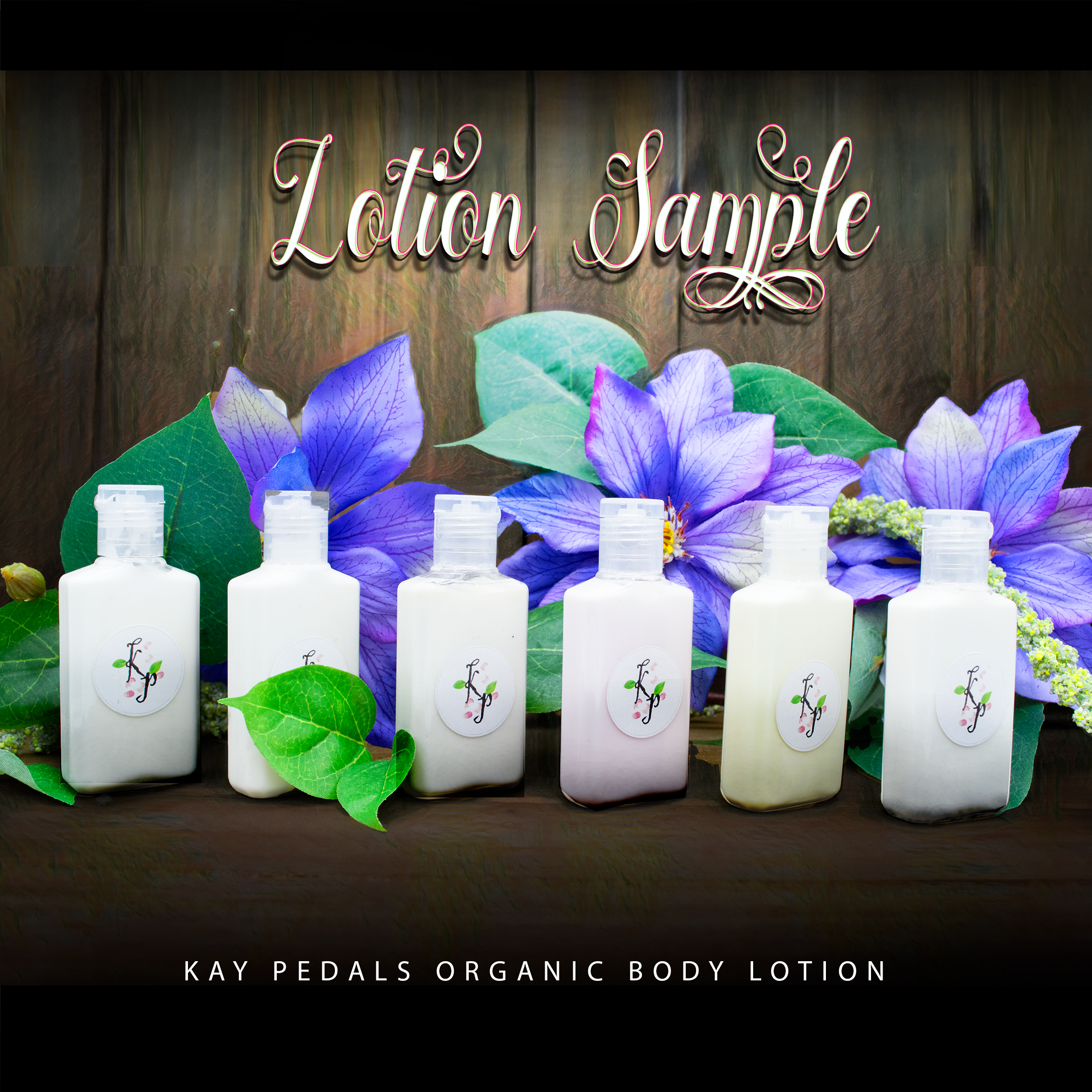 Organic Body Lotion Bottle 1oz Event Pack (6 Pcs) Kay Pedals