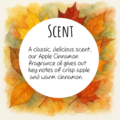 Cinnamon Apple Natural Organic Body Lotion | Shea Butter Natural Body Cream | Aromatherapy Scented Lotion | Hydrating Organic Skincare