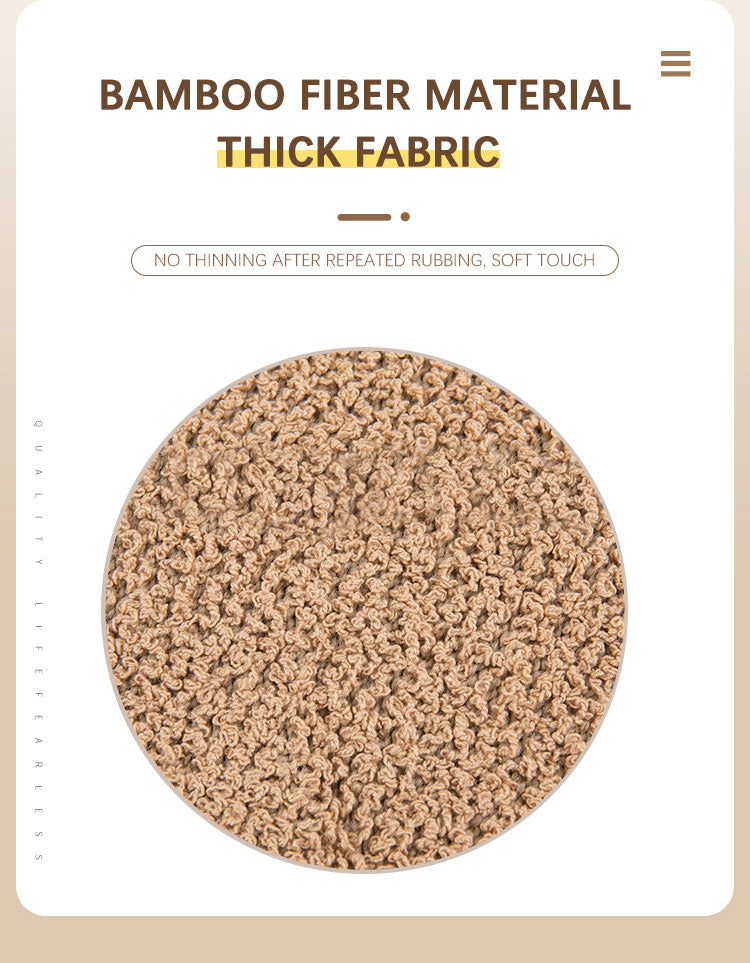 Bamboo Fiber Exfoliating Scrub Fine Anti-Skid Soft Feel Eco-Friendly Cleaning Skin Bath Gloves Exfoliating Kay Pedals