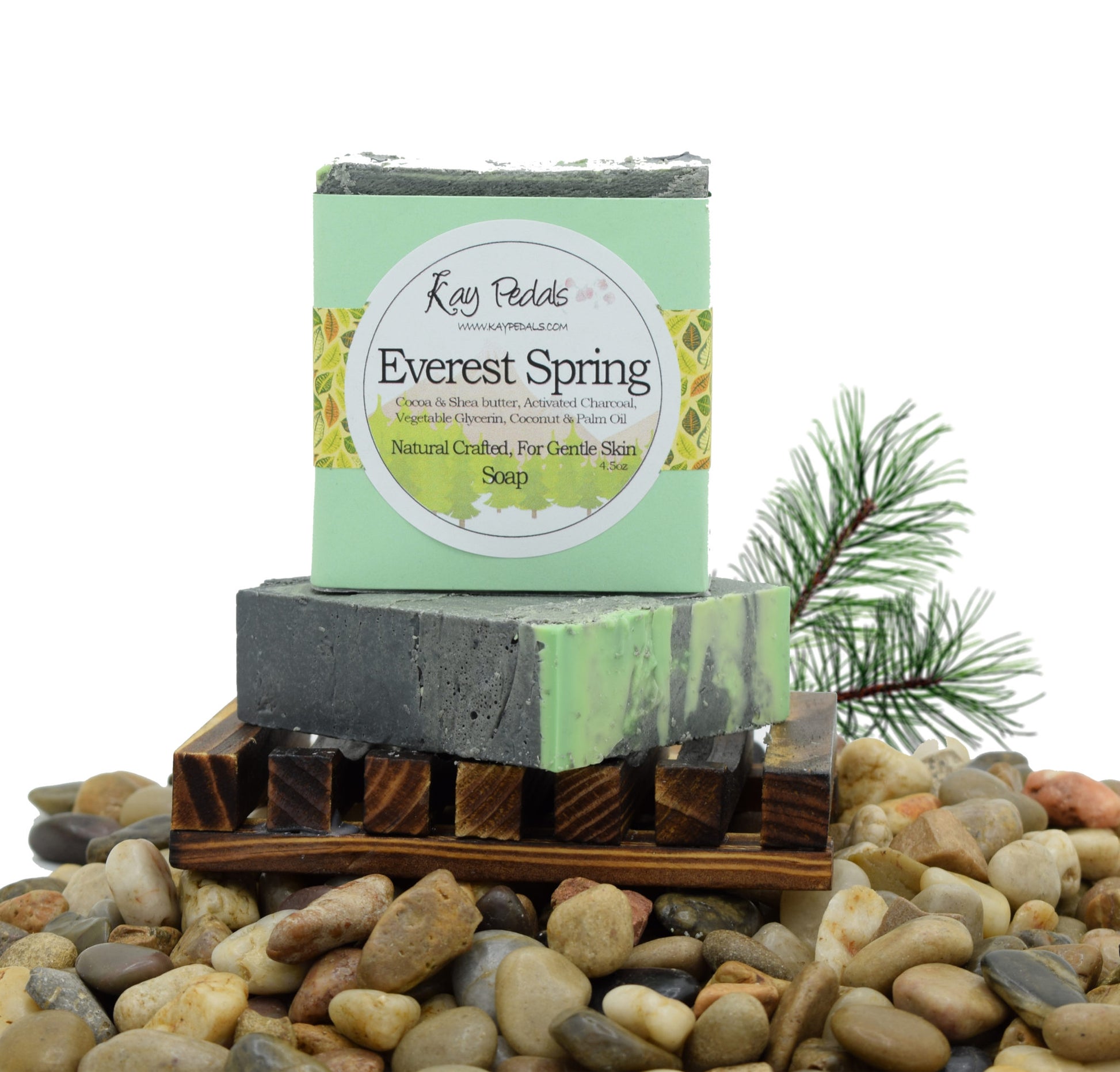 Everest Spring Natural Crafted  Bar Soap 4.5oz - Kay Pedals